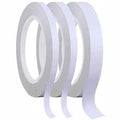 DDSHUN 3 Rolls Double Sided Sticky Tape, Adhensive Sticky Tapes, Double Sided Adhesive Clear Sticky Tape for Craft, DIY, Scrapbooking and Card Making, Arts, Rubber Stamps (Wide 0.39inch/0.59inch)