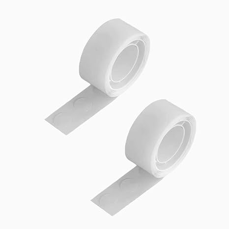 Glue Dots, 2 Roll/200 Pieces Round Glue Dots, Double Sided Glue Points, for DIY, Wedding, Christmas, Birthday, Party