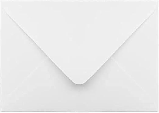 PACK OF 50 - C5 WHITE ENVELOPES FOR A5 GREETING CARDS 100gsm 229mm x 162mm