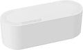 D-Line Cable Tidy Box, Hide & Conceal Extension Blocks, Desk Cable Management Solution, TV Wire Tidy, Made from Electrically Safe ABS Material - 325mm (L) x 125mm (W) 115mm (H) - Small, White