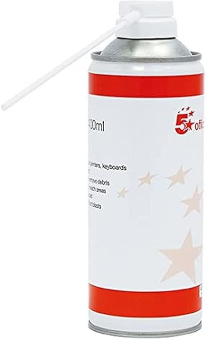 5 Star Spray Duster Can 400ml, White