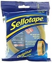 2x Sellotape 1629135 24mm x 50m Original Golden Tape