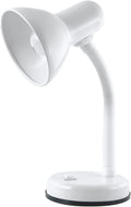 HOMELIFE 35w 'Classic' Flexi Desk Lamp with Versatile Flexible Neck - Integral On/Off Switch - Approx. 34cm Height - L958WH - Diamond White