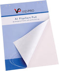 VIZ-PRO Standard Easel Pads/ A1 Flipchart Paper Pad, 841 x 594mm, 25-Sheets/Pad