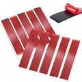 RENKE 10 Pack Heavy Duty Double Sided Adhesive Foam License Plate Pads - Super Strong Adhesive, Waterproof and Heat Resistant, Easy Peel and Stick Installation, Perfect for Car License Plates