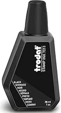 Trodat Black Ink Bottle - 28 ml - Replacement Ink For Hand Stamp Ink Pads