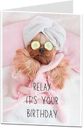 Funny Birthday Card For Her Women Dog Spa Humour Perfect For Female Best Friends Sister Auntie Mum Or Any Dog Lover