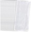 Large Clear Cellophane Bags (27cm x 12cm) 30 Count - Vibrant and Durable Packaging for Gifts and Treats