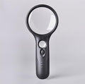 Heavy-Duty Magnifying Glass with Light | 3x & 45x Magnification | Scratch-Proof Lens | Handheld | Lightweight | For Seniors with Macular Degeneration, Adults with Hobbies & Kids with Curiosity