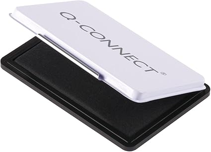 Q-Connect Medium Stamp Pad Black, 110 x 70 cm