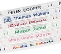 72 Woven Sew in Name Tapes Labels for School Uniforms, Nursery, Daycare, & Care Home Clothing
