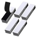 25 Pack Industrial Strength Sticky Pads Heavy Duty, No More Nails Picture Hanging Strips,Extra Strong Double Sided Sticky Pads for Walls,Floor, Plastics, Glasses, Metals (3x10cm, black)