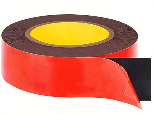 Double Sided Tape Heavy Duty, Double Sided Foam Tape 16FT Length, 0.94inch Width, Waterproof Mounting Tape for Car, Home Decor, Office Decor