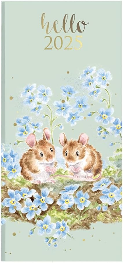 Wrendale Designs by Hannah Dale - 2025 Slim Diary - 166mm by 83mm
