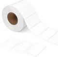 1000 Self Adhesive Address Labels Blank Roll 60mm x 30mm Office Kitchen White Sticker (Fridge Jam Spice Jar) Sticky Stickers (60 * 30mm)
