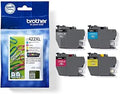 Brother LC-422XLVAL Black/Cyan/Magenta/Yellow,Multi-Pack, High Yield, Includes 4 x Inkjet Cartridges, Genuine Supplies