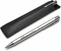 With Your Touch Personalised Engraved Aluminium Black Ink Retractable Silver Ballpoint Pen | Custom Present For Birthday, Christmas, Anniversary, Women, Or Office Use (1)