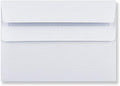 EPOSGEAR® A6/C6 Plain White Self Seal Wallet Envelopes 162mm x 114mm 90gsm (Pack of 50 Envelopes)