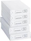 Schäfer Shop Copy Paper A4, 80 g/m² Printer Paper, Laser, Inkjet, Fax Paper, 2500 Sheets, 5 Packs of 500 Sheets, White