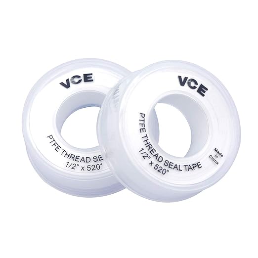 VCE 2 Pack PTFE Industrial Sealant Tape White Thread Seal Tape,12mm x 13m