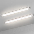 2 Packs LED Batten Lights，PC Body， 4FT 36W 4000k 3600lm,Low Profile Wall or Ceiling Surface Mounted Fitting for Home/Workshop/Office/School Restaurant (4FT) [Energy Class F]