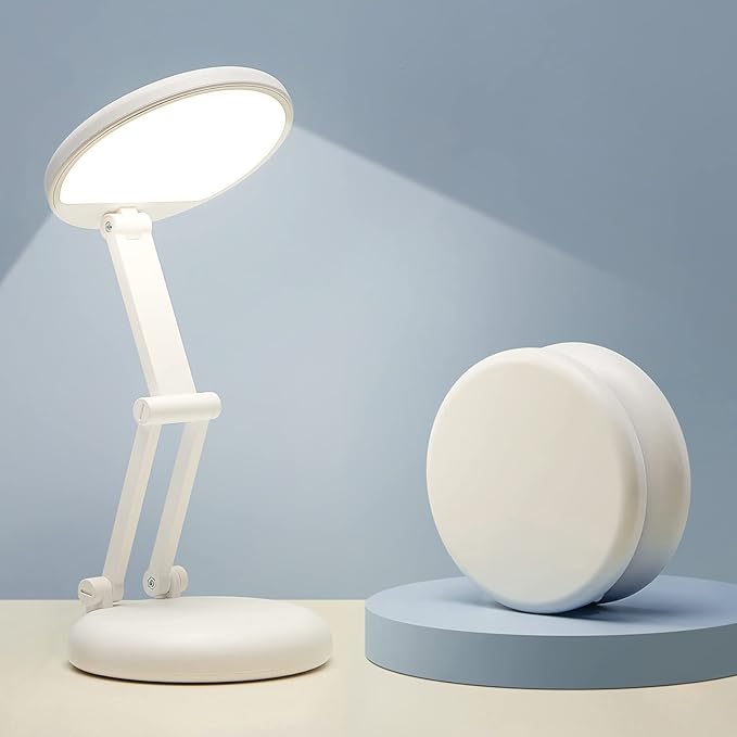 One Fire Rechargeable lamp, 3600mAh&120h Battery Lamp, Rechargeable Table Lamp, Reading Light, Cordless Lamp Portable Small Lamp,Battery Lights Indoor,Desk lamp,Bedside Lamp, for Reading,Office,Craft [Energy Class F]
