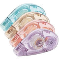 Glue Roller, 4 Pack Double Sided Tape Dispenser, Scrapbooking Supplies, Glue Tape Roller for School Home Office Crafting, Cards, Journal and Scrapbook Accessories (0.31in X 26.25ft)
