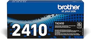Brother TN-2410 Toner Cartridge, Black, Single Pack, Standard Yield, Includes 1 x Toner Cartridge, Genuine Supplies