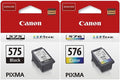 Canon PG-575 Black & CL-576 Colour Ink Cartridges