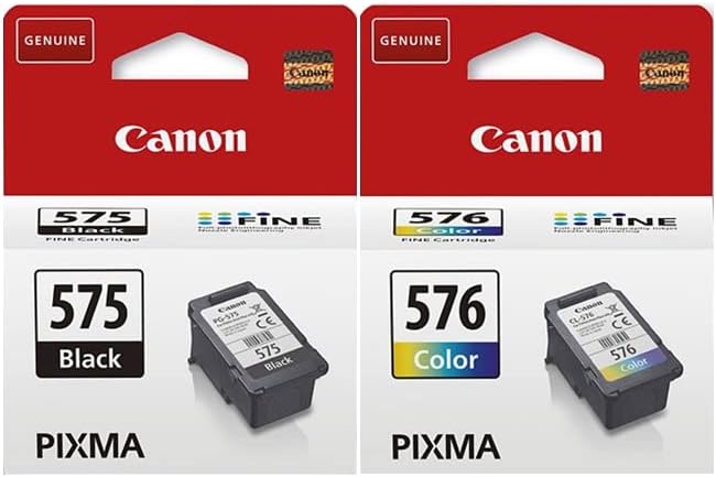 Canon PG-575 Black & CL-576 Colour Ink Cartridges
