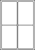 SmithPackaging A4 Self Adhesive Address Labels, 4 Labels Per Sheet, 100 Sheets, 99.1 x 139mm, 400 Labels