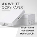 White Box® Copier Printer Paper Multifunctional Ream Printing 75gsm A4 White - 1 Box 5 Reams of 500 Sheets