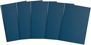 Summit A4 Hardback Casebound Notebook, 192 Ruled Pages, Durable Hard Cover, Professional Case‑Binding, Secure & Long‑Lasting Design,pack of 5