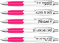 Silly Sentiments Roll My Eyes Out Loud Funny Pen Pack - Birthday Gift For Her - Funny Birthday present - Leaving - Funny Gifts For Friend