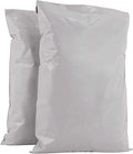 AKAR 17 x 22 Inch Mailing Bags – Strong Polythene Posting Mail Bags with Aluminium Adhesive Strip – 60 Microns – Easy Seal – X-Large 43 x 56cm – For Non-Fragile Items (White, 5 Pack)