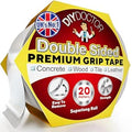 DIY Doctor Extra Strong Double-Sided Tape - Carpet Double Sided Tape Heavy Duty - Double Sided Strong Tape - Double Tape - Bonds to Almost Anything for Home and Professional Use - 21mm x 20m