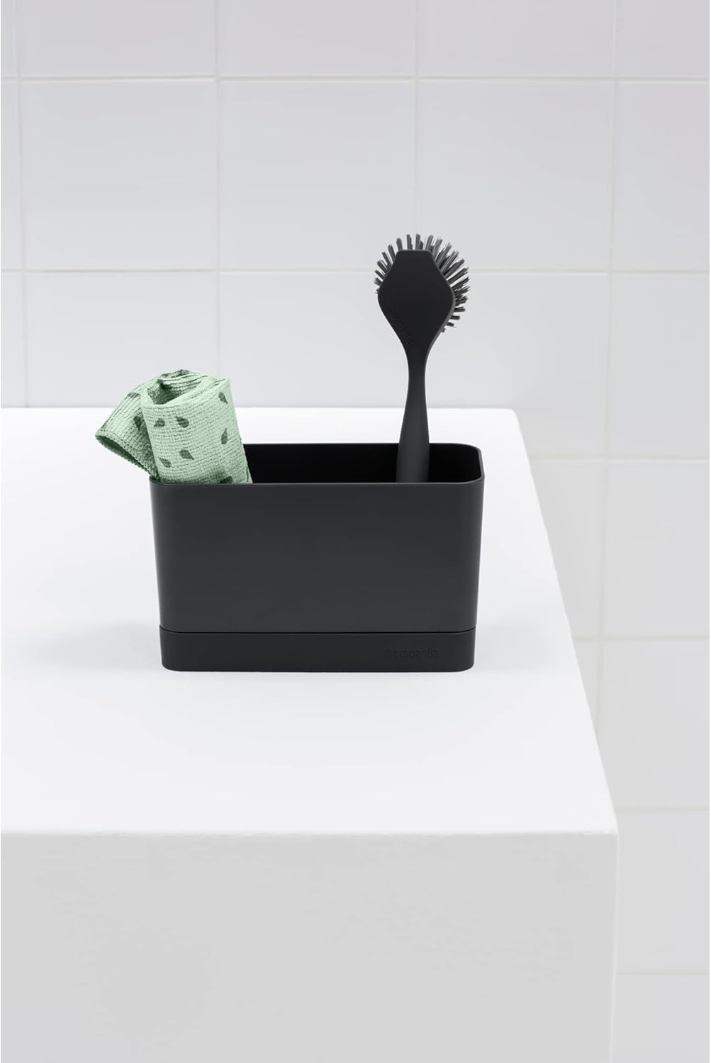 Brabantia Sinkside Microfibre Dish Cloths, Set of 2, Machine Washable, Jade Green