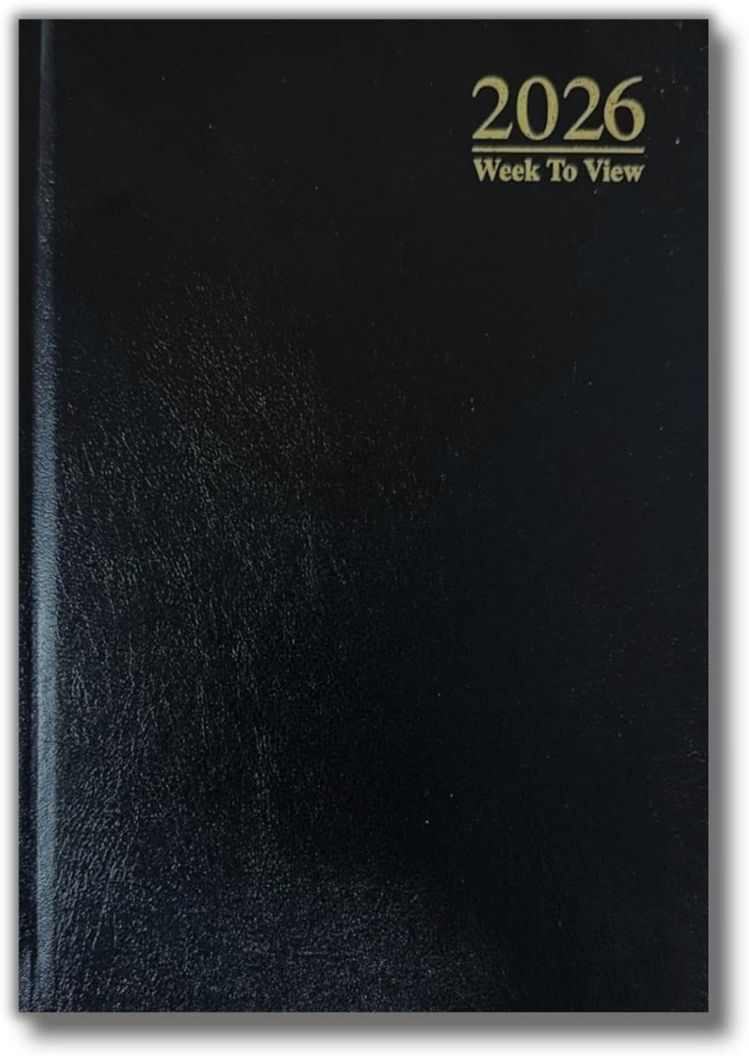 2026 A4 | A5 | A6 Diary Week to View | Page A Day | Desk Diary | Hard Backed For Home And Office Use (Black, A4 Week To View)