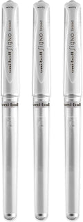 Uni-Ball UM-153 Signo Broad Point Gel Pen - White - by Uni-ball (Pack of 3)