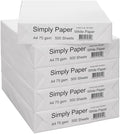 Simply Paper A4 75gsm Multipurpose Paper: 1 box=5 Reams:2500 sheets: Wholesale Offer (Select Number of Boxes Required): Free 48Hr Delivery (1)
