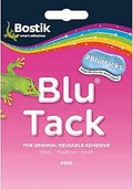 Bostik Blu Tack Pink, Multipurpose Reusable Adhesive, Clean, Safe & Easy to Use, Non-Toxic, 60g
