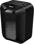 Fellowes Paper Shredder for Home Office Use - 9 Sheet Cross Cut Shredders Home Use - Shredder with 17L Bin & Safety Lock - Powershred LX50 - Shreds 31 Sheets in One Minute - High Security P4 - Black
