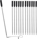 10 x Pack Black Ballpoint Pen Refills, Medium Size Tip 11.6cm, Cross 8513 Compatible, Ball Pen Ink Cartridges Fits Cross Ballpoint Pens for Smooth Writing (10)
