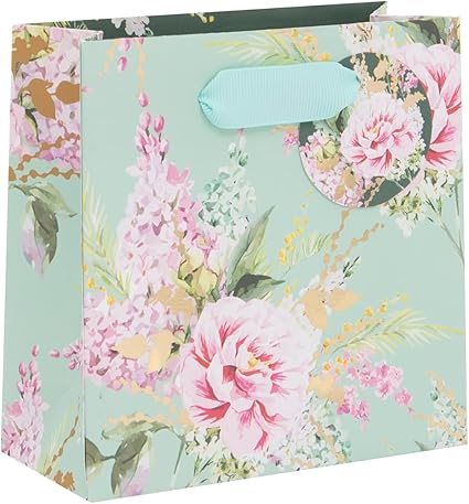 Glick Luxury Small Celebration Gift Bag - Multi-Colour, 140w x 140h x 60d mm
