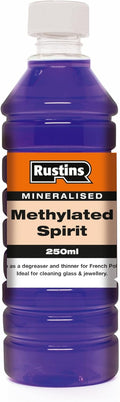 Rustins Methylated Spirit for Cleaning and Degreasing