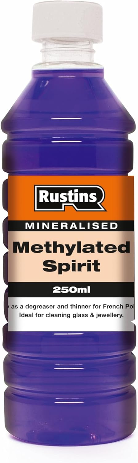 Rustins Methylated Spirit for Cleaning and Degreasing