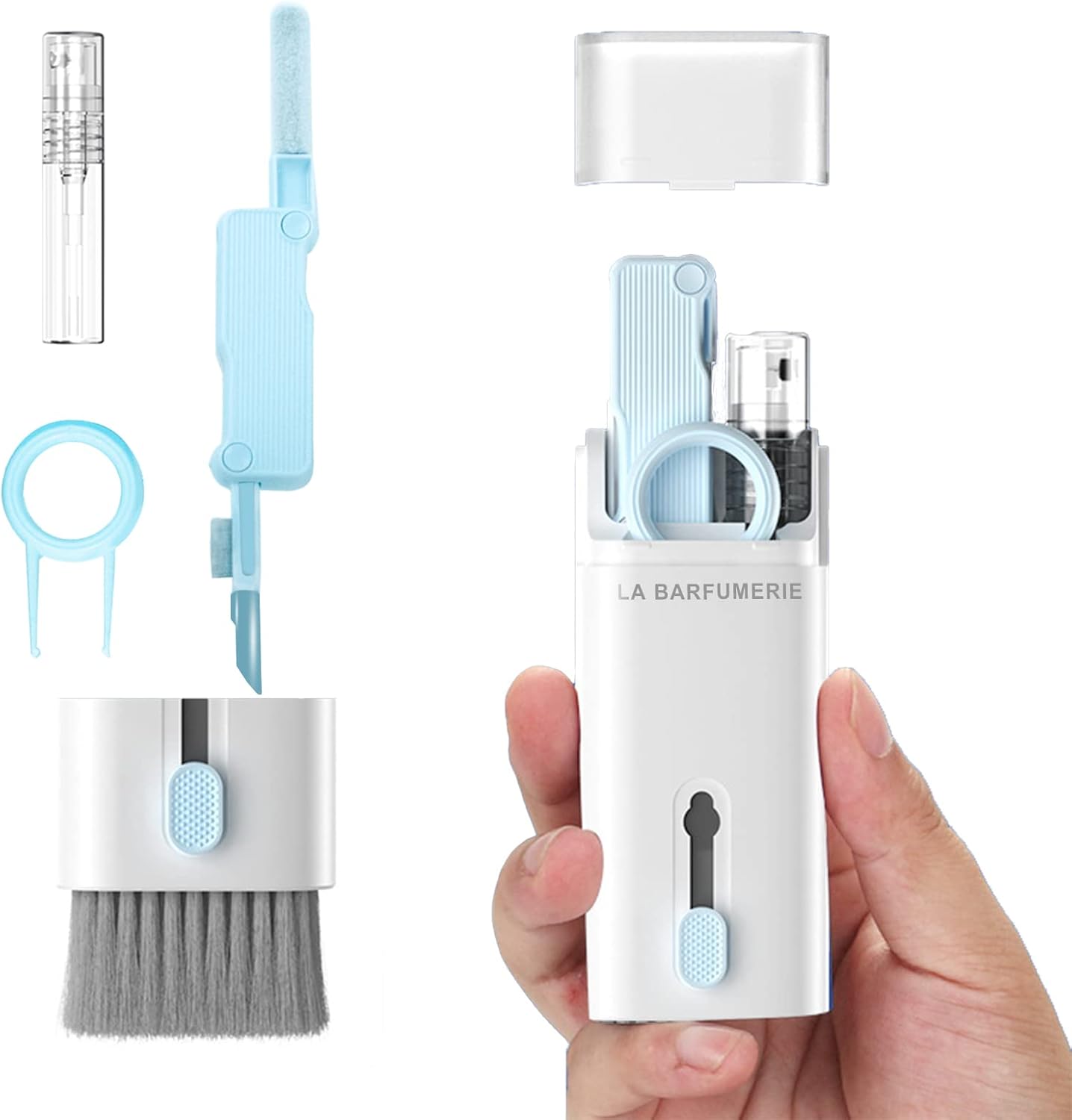 Electronics Cleaner Kit. Keyboard Brush, Earbuds Cleaning Tool, Phone Screen Cleaner. For Computer, MacBook, Laptop, Headphone, pc.