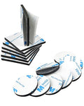 Uniclife 40 Pcs Double Sided Adhesive Foam Pads - Extra Strong, Waterproof, Heavy Duty Mounting Tapes for Home, Office, Car, School - Square & Round, Black