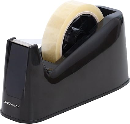 Q-Connect Tape Dispenser Extra Large for 25mm x 33/66m Tape Black