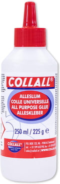 Collall Purpose Glue-Prefect for Arts, Crafts & DIY-Transparent, Fast Drying & Strong Bond-Adults & Kids Use-for Paper, Card, Cork, Wood, Glass, Ceramics, Leather, Felt & More (250ml), 17.3 x 5 x 5 cm